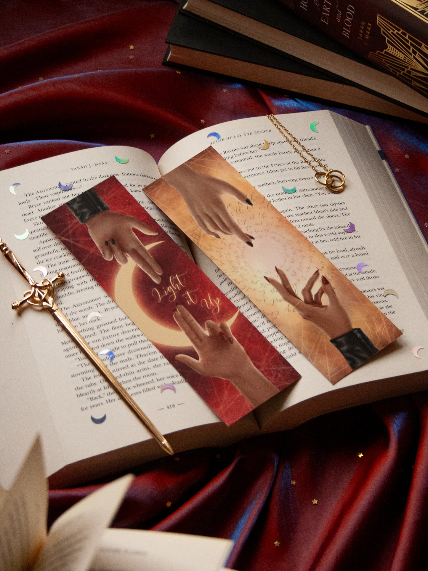 Light it up bookmark