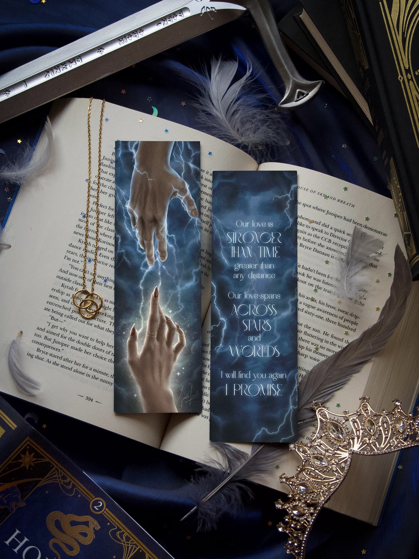 Starborn princess and Lord of Lightening bookmark