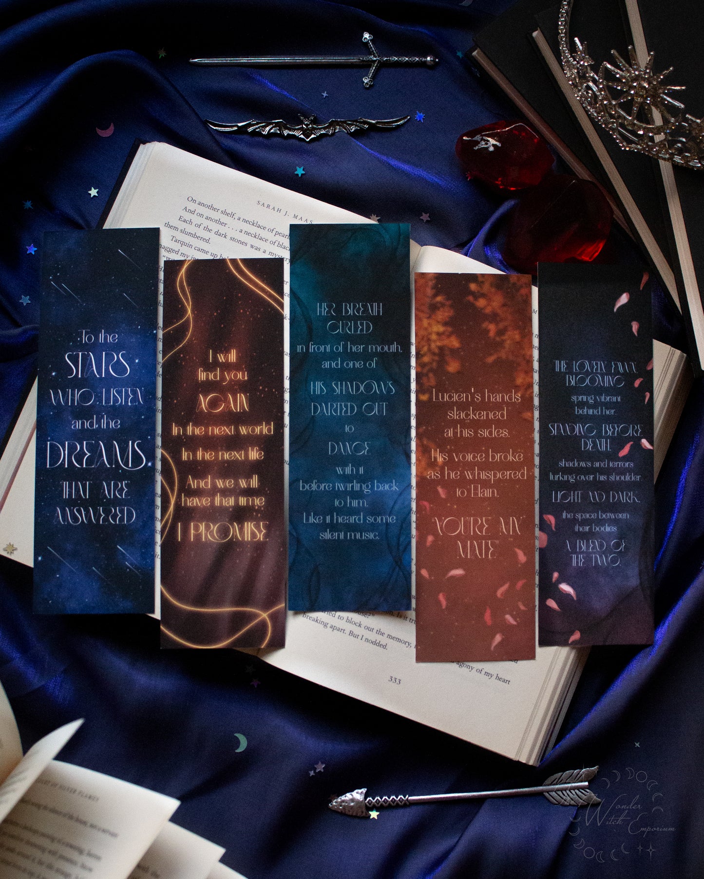 ACOTAR Bookmark set