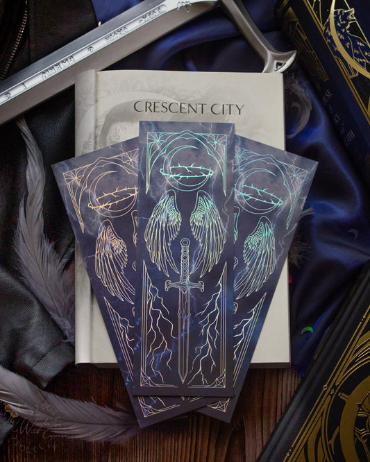 The Umbra Mortis - exclusive foiled Crescent City bookmark