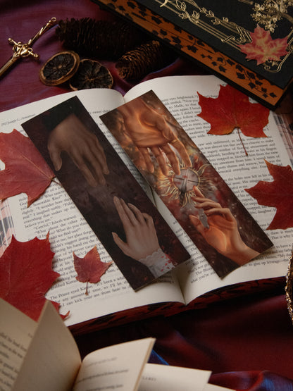 The Maiden and the Prince double sided bookmark - From Blood & Ash