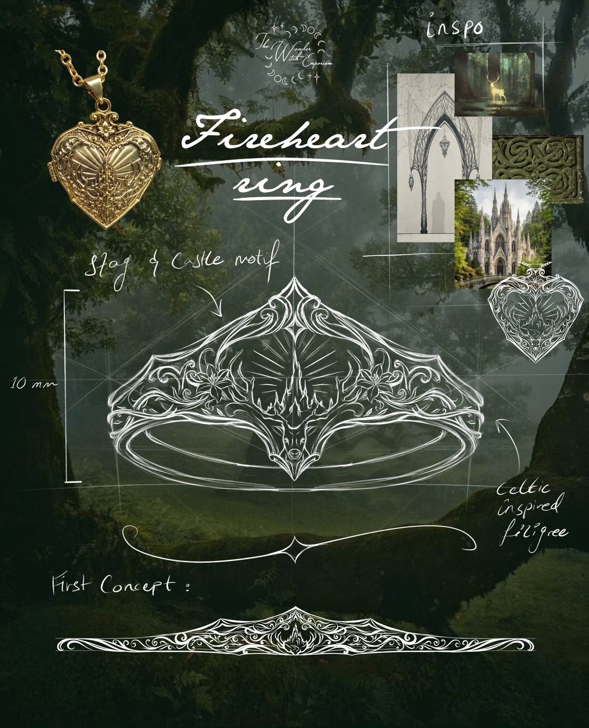 The Fireheart Ring {pre-order}
